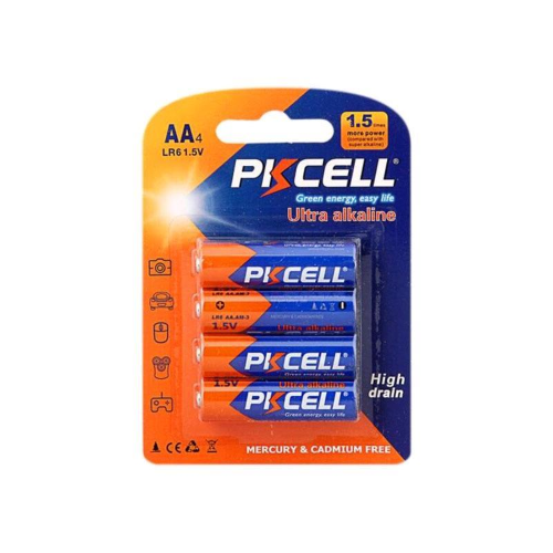 DIGITUS BATTERIE STILO AA ULTRA ALCALINE 1.5V CONF 4 Pz.